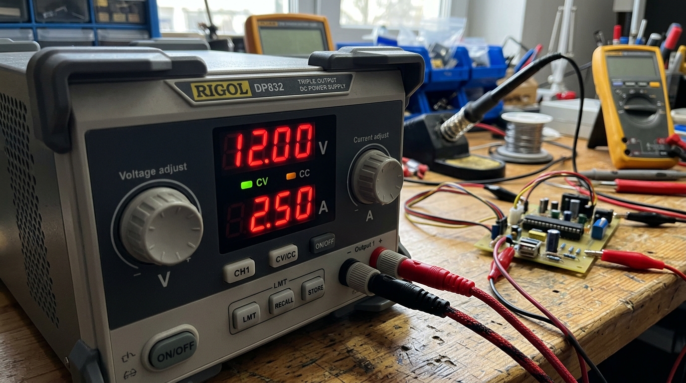 Bench Power Supply Basics: Constant Voltage (CV) & Constant Current (CC)