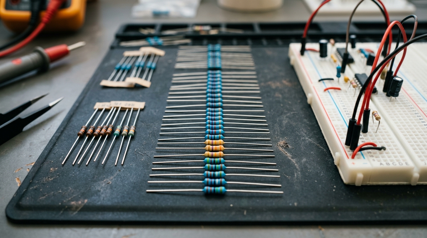 What is a Resistor? Working Principle, Color Code Bands & Series-Parallel Circuits