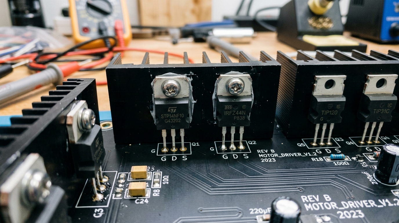 What is a Transistor? BJT (NPN/PNP) & MOSFETs as Electronic Switches
